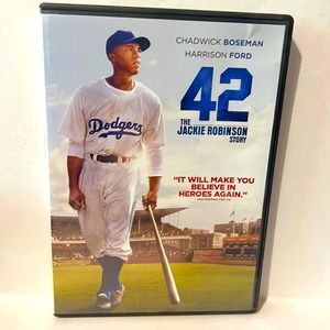 42 (DVD, 2013) Jackie Robinson Baseball Story